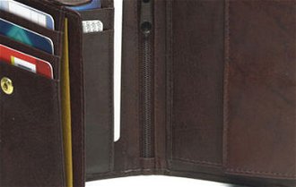 Lagen Pánska peňaženka kožená V 72 Hnedá 5