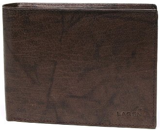 Lagen Pánska peňaženka kožená V 73 Hnedá