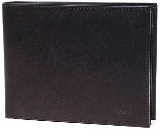 Lagen Pánska peňaženka kožená V 75 Tmavo hnedá