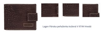 Lagen Pánska peňaženka kožená V 97/W Hnedá 1