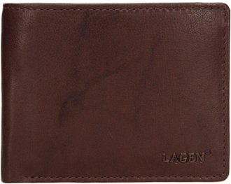 Lagen pánska peňaženka kožená W-8053 Dark brown 2