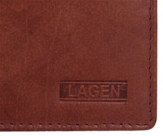 Lagen Pánska peňaženka kožená W 8154 Hnedá 9