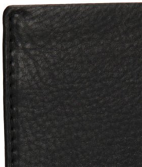 Lagen Pánska slim peňaženka kožená 50620 Čierna/modrá 6