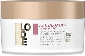 Ľahká maska pre blond vlasy Schwarzkopf Professional BlondMe All Blondes Light Mask - 200 ml (2631459) + darček zadarmo