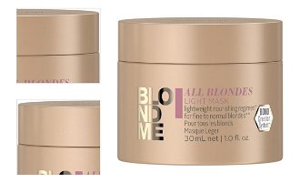Ľahká maska pre blond vlasy Schwarzkopf Professional BlondMe All Blondes Light Mask - 30 ml (2851047) 4