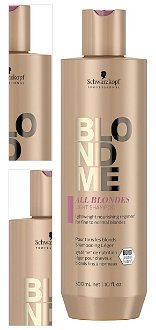 Ľahký šampón pre blond vlasy Schwarzkopf Professional BlondMe All Blondes Light Shampoo - 300 ml (2631454, 2849654) + darček zadarmo 4
