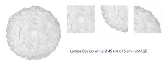 Lampa Eos Up white Ø 45 cm x 15 cm - UMAGE 1
