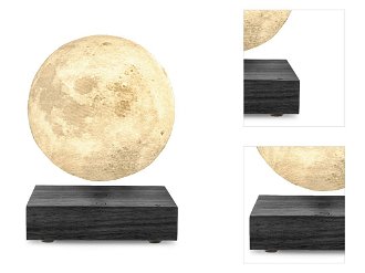 Lampa "Moon", čierne drevo - Gingko 3