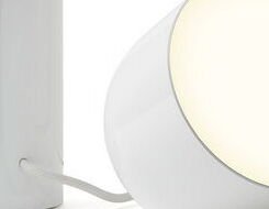 Lampička ORBE, lesklá biela - LEXON 5