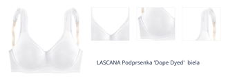 LASCANA Podprsenka 'Dope Dyed'  biela 1