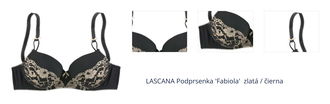 LASCANA Podprsenka 'Fabiola'  zlatá / čierna 1