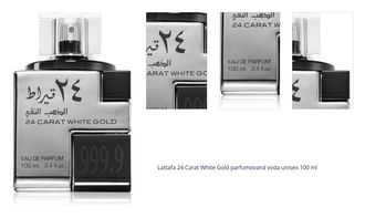 Lattafa 24 Carat White Gold parfumovaná voda unisex 100 ml 1