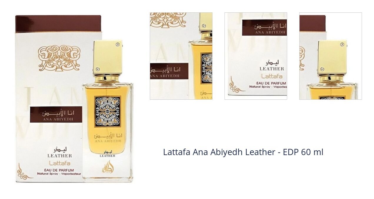 Lattafa Ana Abiyedh Leather - EDP 60 ml 1