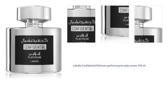 Lattafa Confidential Platinum parfumovaná voda unisex 100 ml 1