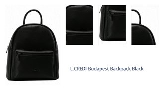 L.CREDI Budapest Backpack Black 1
