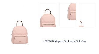 L.CREDI Budapest Backpack Pink Clay 1