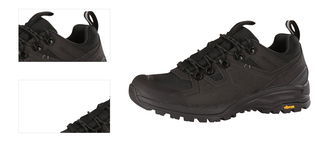 Leather outdoor shoes with PTX membrane ALPINE PRO OMERE black 4