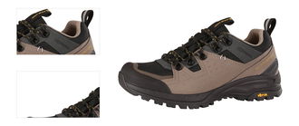 Leather outdoor shoes with PTX membrane ALPINE PRO OMERE fungi 4