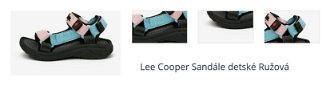 Lee Cooper Sandále detské Ružová 1