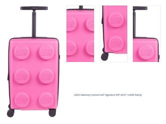 LEGO Kabinový cestovní kufr Signature EXP 26/31 l světle fialový 1