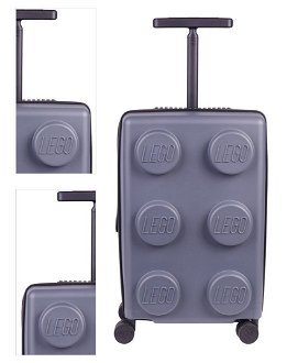 LEGO Kabinový cestovní kufr Signature EXP 26/31 l tmavě šedý 4