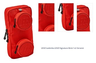 LEGO Ledvinka LEGO Signature Brick 1x2 červená 1