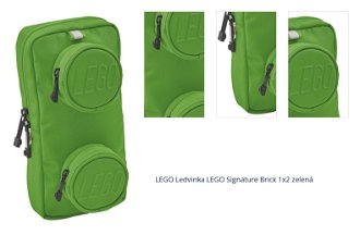 LEGO Ledvinka LEGO Signature Brick 1x2 zelená 1