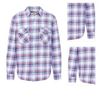 LEVI'S ® Košeľa 'Relaxed Fit Western'  modrá / červená / biela 3