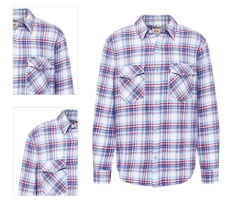 LEVI'S ® Košeľa 'Relaxed Fit Western'  modrá / červená / biela 4