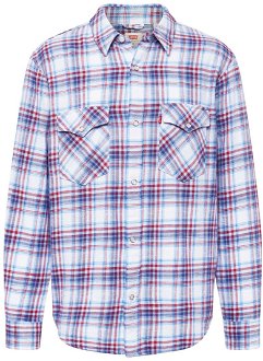 LEVI'S ® Košeľa 'Relaxed Fit Western'  modrá / červená / biela 2