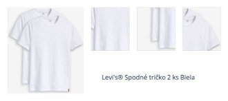 Levi's® Spodné tričko 2 ks Biela 1