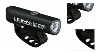 Lezyne Classic Drive XL 700+ Front 700 lm Satin Black Predný Cyklistické svetlo 3