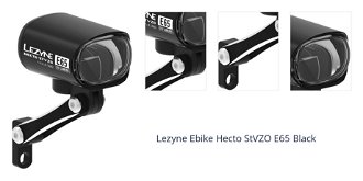 Lezyne Ebike Hecto StVZO E65 210 lm Black Cyklistické svetlo 1