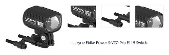 Lezyne Ebike Power StVZO Pro E115 310 lm Black Cyklistické svetlo 1