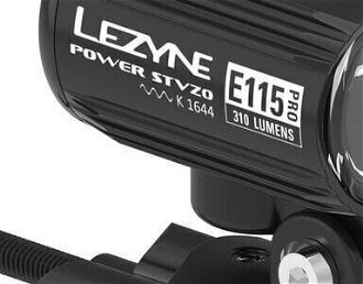 Lezyne Ebike Power StVZO Pro E115 310 lm Black Cyklistické svetlo 5