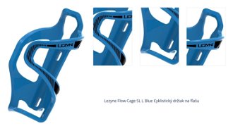 Lezyne Flow Cage SL L Blue Cyklistický držiak na fľašu 1