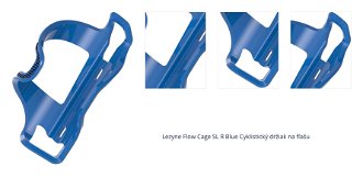 Lezyne Flow Cage SL R Blue Cyklistický držiak na fľašu 1