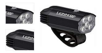 Lezyne Fusion Drive 500+ Front 500 lm Satin Black Cyklistické svetlo 4
