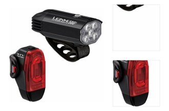 Lezyne Fusion Drive 500+/KTV Drive Pro+ Pair Satin Black/Black Front 500 lm / Rear 150 lm Cyklistické svetlo 3