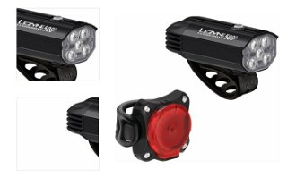 Lezyne Fusion Drive 500+/Zecto Drive 200+ Pair Satin Black/Black Front 500 lm / Rear 200 lm Cyklistické svetlo 4