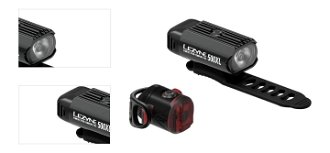 Lezyne Hecto Drive 500XL / Femto USB Čierna Front 500 lm / Rear 5 lm Cyklistické svetlo 4