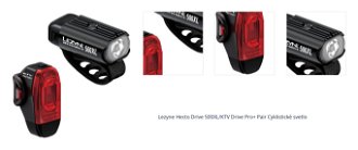 Lezyne Hecto Drive 500XL/KTV Drive Pro+ Pair Black 500 lm-150 lm Predný-Zadný Cyklistické svetlo 1