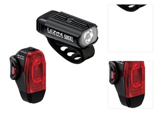Lezyne Hecto Drive 500XL/KTV Drive Pro+ Pair Black 500 lm-150 lm Predný-Zadný Cyklistické svetlo 3
