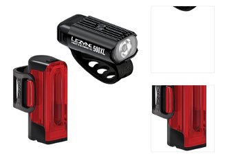 Lezyne Hecto Drive 500XL/Strip Drive 300+ Pair Black 500 lm-300 lm Predný-Zadný Cyklistické svetlo 3