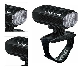 Lezyne Helmet Lite Drive 1200+ 1200 lm Satin Black Predný Cyklistické svetlo 4