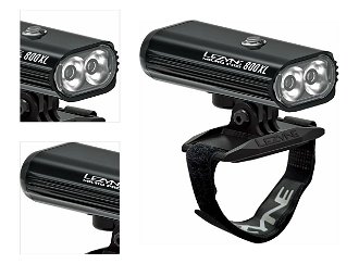 Lezyne Helmet Micro Drive Pro 800XL 800 lm Black/Hi Gloss Cyklistické svetlo 4