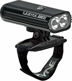 Lezyne Helmet Micro Drive Pro 800XL 800 lm Black/Hi Gloss Cyklistické svetlo 2