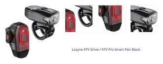 Lezyne KTV Drive / KTV Pro Smart Čierna Front 200 lm / Rear 75 lm Cyklistické svetlo 1