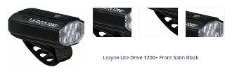 Lezyne Lite Drive 1200+ Front 1200 lm Satin Black Predný Cyklistické svetlo 1