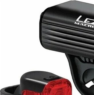 Lezyne Macro Drive 1400+/Strip Drive Pro 400+ Pair Satin Black/Black Front 1400 lm / Rear 400 lm Cyklistické svetlo 6